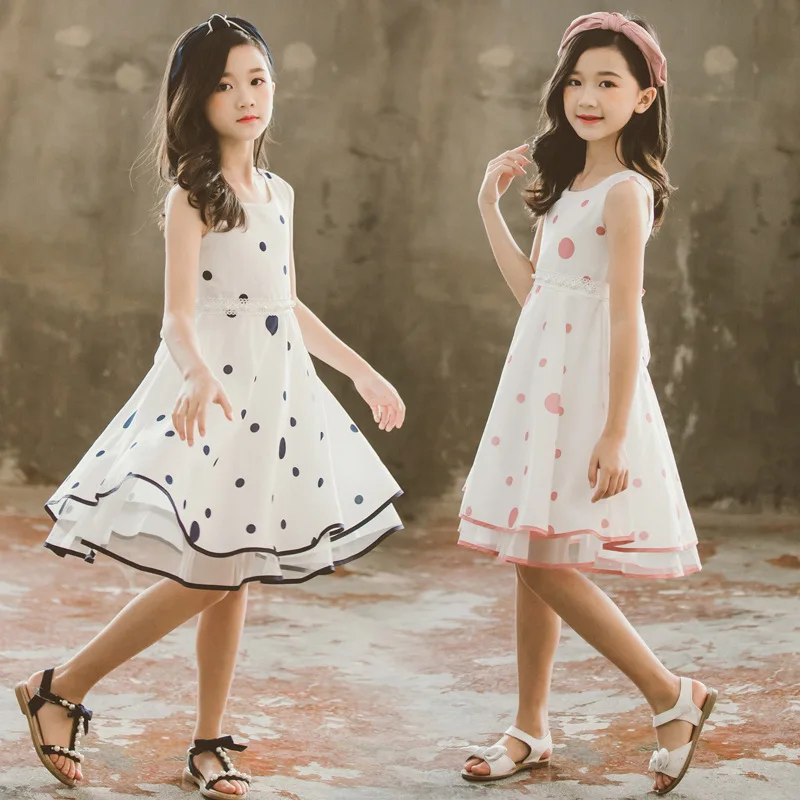 

2019 summer girls Princess Dress brand Birthday party fashion Elastic Maxi dress Cotton kid children clothing toddler clothes