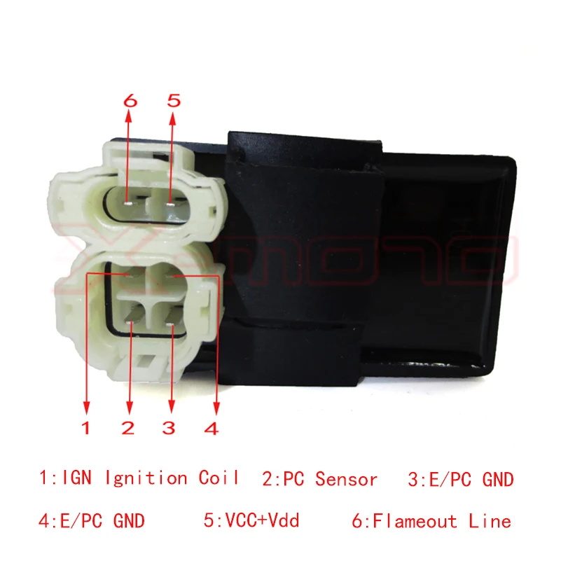 Details about   6 Pin DC CDI For GY6 50cc 125cc 150cc Moped Scooter ATV Quad Go Kart Motorcycle 