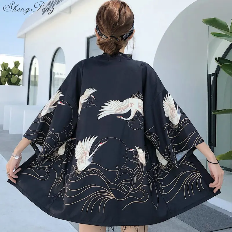 Kimono Japonais Ouvert - Cardigan Unisexe Léger | Taille L (138 Cm De Tour De Poitrine) | Pour Plage, Maison, Déguisement - 9