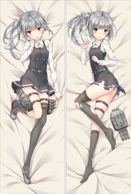 Аниме Kantai Коллекция Dakimakura Чехол Kancolle Kirishima Akizuki персонажи Shimakaze Bolster чехол Kaga длинный корпус Наволочка Чехол - Цвет: S12