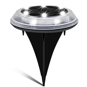 

8 Pack Solar Ground Lights Outdoor,Solar Disk Lights,Waterproof,Solar Garden Lights for Pathway Lawn Yard Roads Walkway Driveway