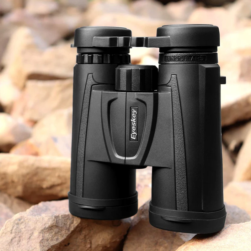 Eyeskey 10x42 HD бинокль профессиональный Компактный телескоп мощный Bak4 ночное видение охотничий прицел
