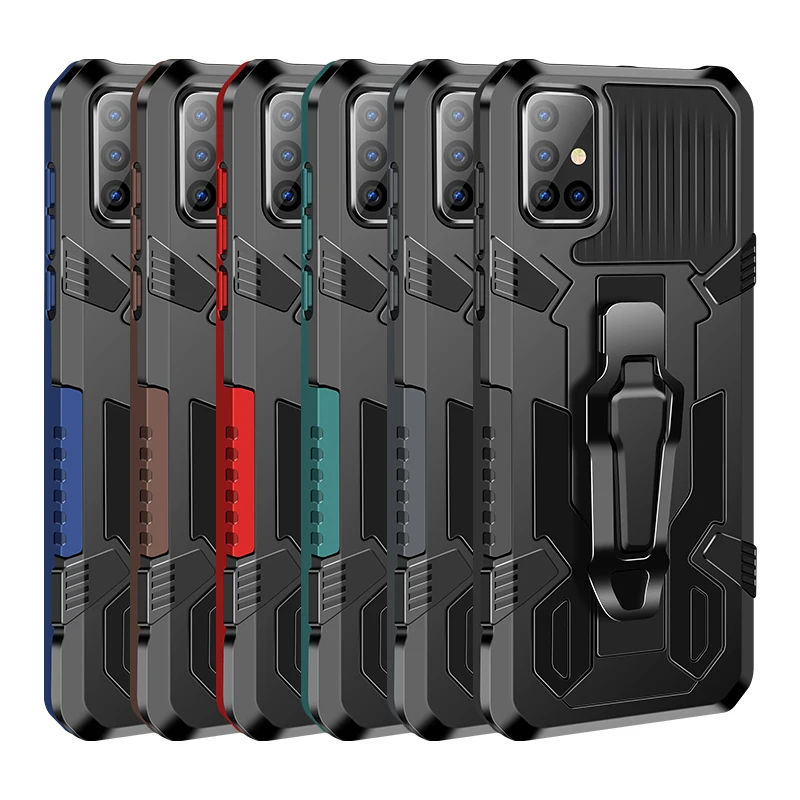 for Samsung A21s Case A21 S Armor Luxury Belt Clip Shockproof