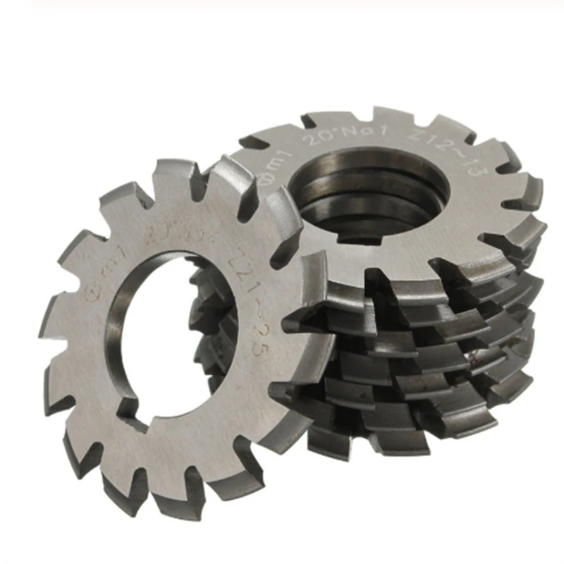 8 шт. M0.4/M0.5/M0.6/m0 7/M0.8/M1/M1.25/M1.5/M2/M3/M4 Modulus PA20 градусов HSS фрезерный станок режущий
