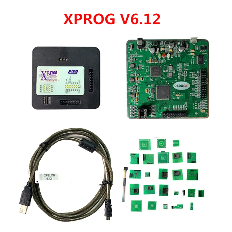 XPROG V6.12 X-PROG коробка Xprog ECU программист инструмент XProg ELDB V6.12 XPROG 6,12 XPROG M V6.12