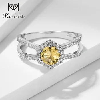 

Kuololit Turkey Diaspore Gemstone Ring for Women Solid 925 Sterling Silver Size10 Ring for Wedding bride Engagement Fine Jewelry