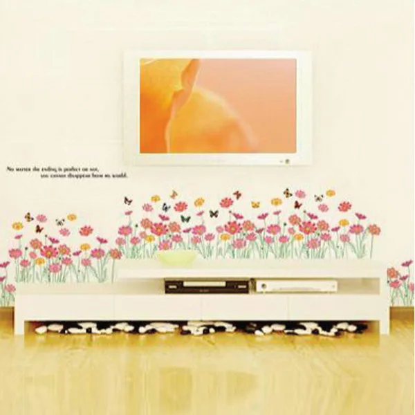 AY870 a Grant from Three Generations Removable Bedroom Stairs Corridor Entrance Waistline Baseboard Wall Stickers
