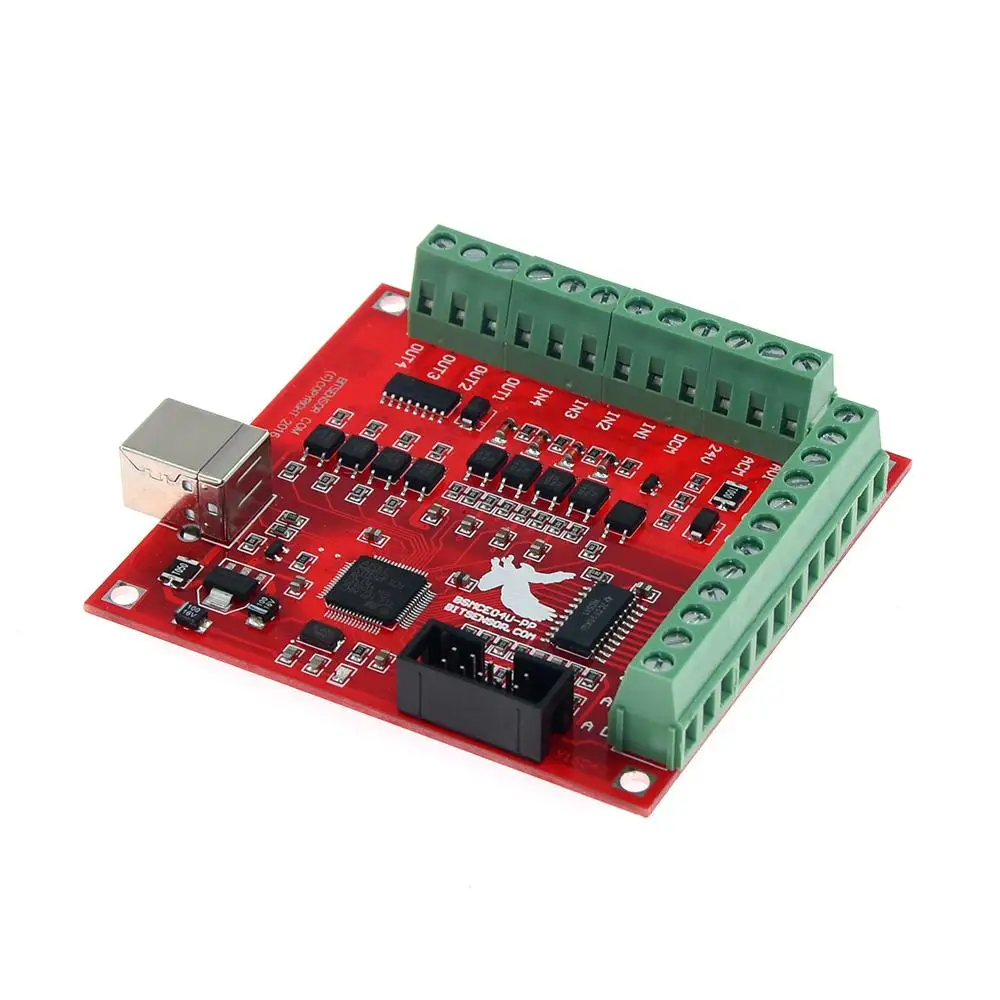 

CNC USB MACH3 100Khz Breakout Board 4 Axis Interface Driver Motion Controller