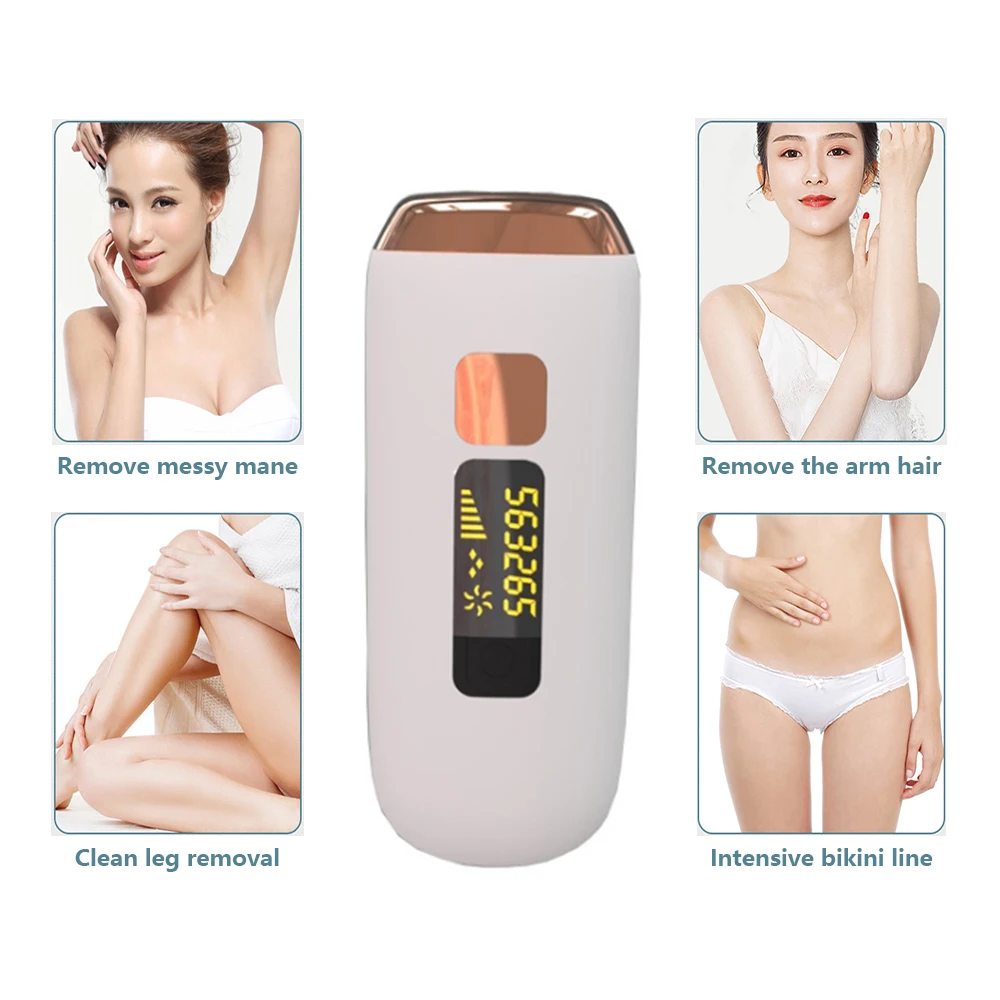 

Professional IPL Laser Depilator 500000 Flash IPL Epilator Permanent Hair Removal Painless Touch Body Leg Bikini Trimmer Women
