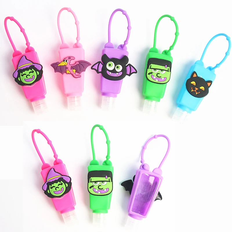 

Cartoon Silicone Mini Hand Sanitizer Holder Hand Sanitizer Disposable No Clean Detachable Cover Travel Portable Safe Gel Holder