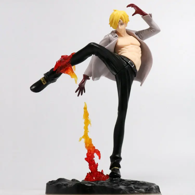 

One Piece Cool Version Pop Battle Sanji Demon-Style Foot Xiangjishi Boxed Garage Kit Decoration