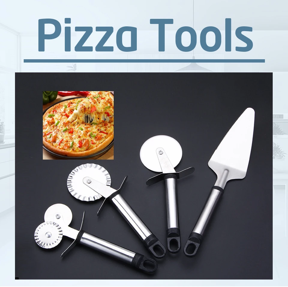 4 стиля нержавеющей стали резак для пиццы двойные роликовые колеса резак для пиццы, нож для кондитерских изделий ПАСТА ТЕСТО щипцы кухонные инструменты для пиццы