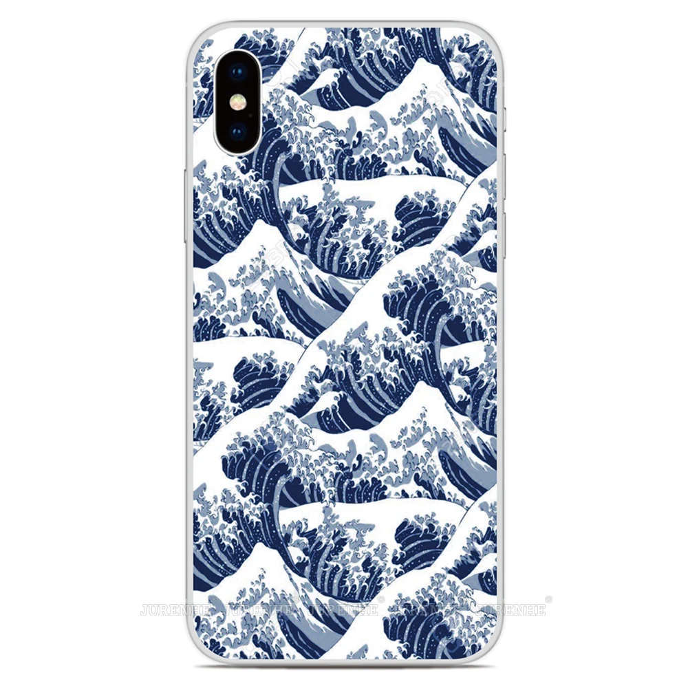 Wave off Kanagawa силиконовый чехол для iPhone 11 Pro X XR XS MAX 6 6S 7 8 9 Plus для iPod Touch 5 6 7 Мягкий ТПУ чехол для телефона