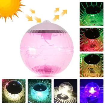 

Energy Saving ABS Floating Color Change Colorful LED Decorative Lights Night Light Pool Lawn Lamp Waterproof Outdoor Solar LED