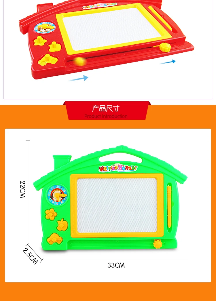 Color Magnetic Drawing Board Large Size Baby Infant Painting 1-3 Years Old 2 CHILDREN'S Toy~ CHILDREN'S Drawing Board Whether