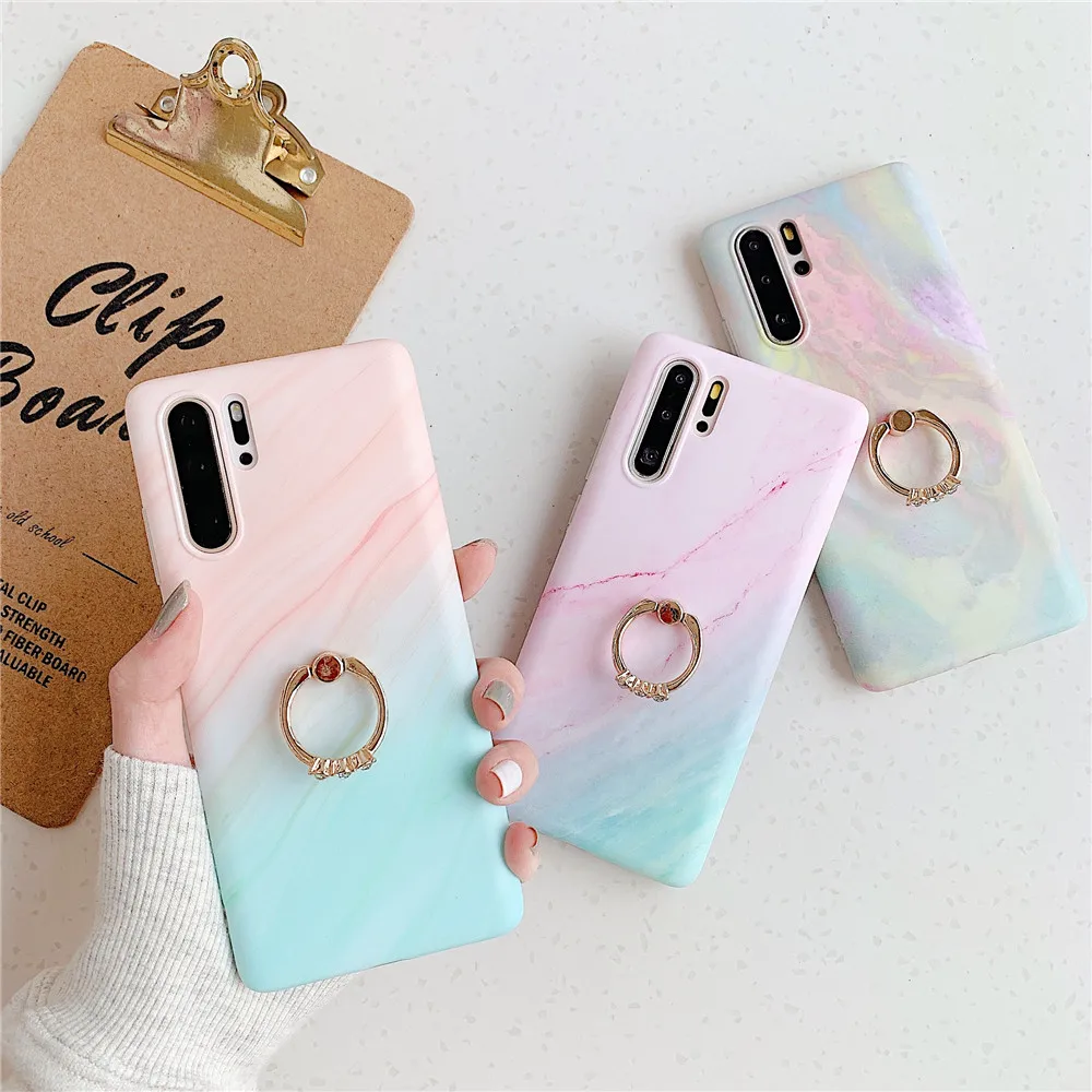 Градиентный мраморный чехол для IPhone 11 Pro XS Max телефона Силиконовый Мягкий