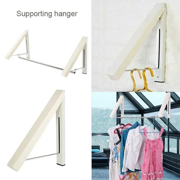 

Laundry Drying Rack Wall-mount Invisible Folding retractable Clothes Hanger tumble Dryer Collapsible Clothes Dryer