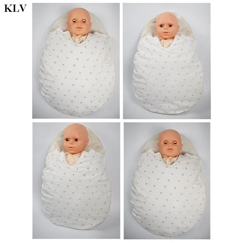 KLV детский спальный мешок для новорожденных на молнии, спальный мешок, одеяло, теплые милые спальные мешки в стиле яйца, постельные принадлежности