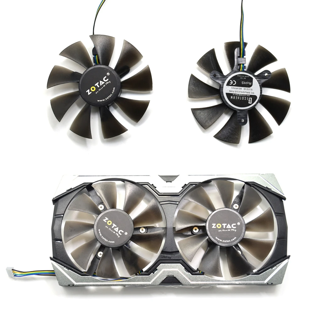 New 85mm 4pin Cooler Fan Replace For Zotac Gtx1060 6gb Gtx 1070 Mini