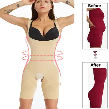 

Full Body Shaper Women Waist Trainer Seamless Shapewear Firm Corrective Underwear Slimming Underwear Modeling Strap Tummy Shaper