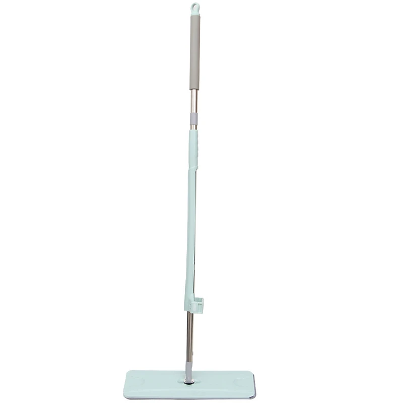 Spin Flat Mop Free Hand Washing Stainless Steel Handle Spin Mop Home House Office Cleaning Tool Pad Kitchen Floor Clean