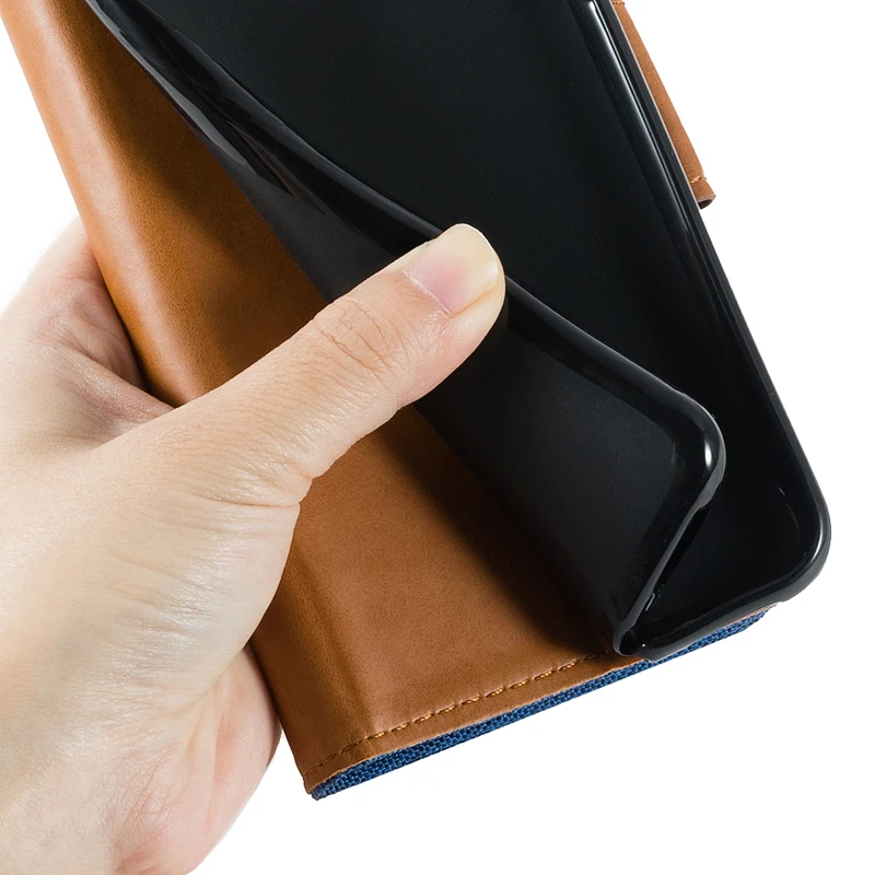 Чехол для телефона из искусственной кожи для Xiaomi Redmi Note 7, флип-чехол-книжка для Xiaomi Redmi Note 7, деловой чехол, Мягкая силиконовая задняя крышка