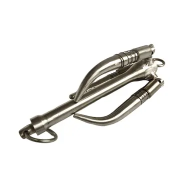 

New Three-claw Anchor Hook Fork Hook Flying Tiger Claw Folding 316 Stainless Steel Water Grass Knife Sleeve Hook Hardware