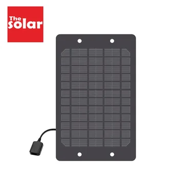 

5V 6W 1200mA Solar Panel Battery Charger USB port DC 5.5*2.1 Charge Regulators Outdoor Power Li-ion Batteries Portable