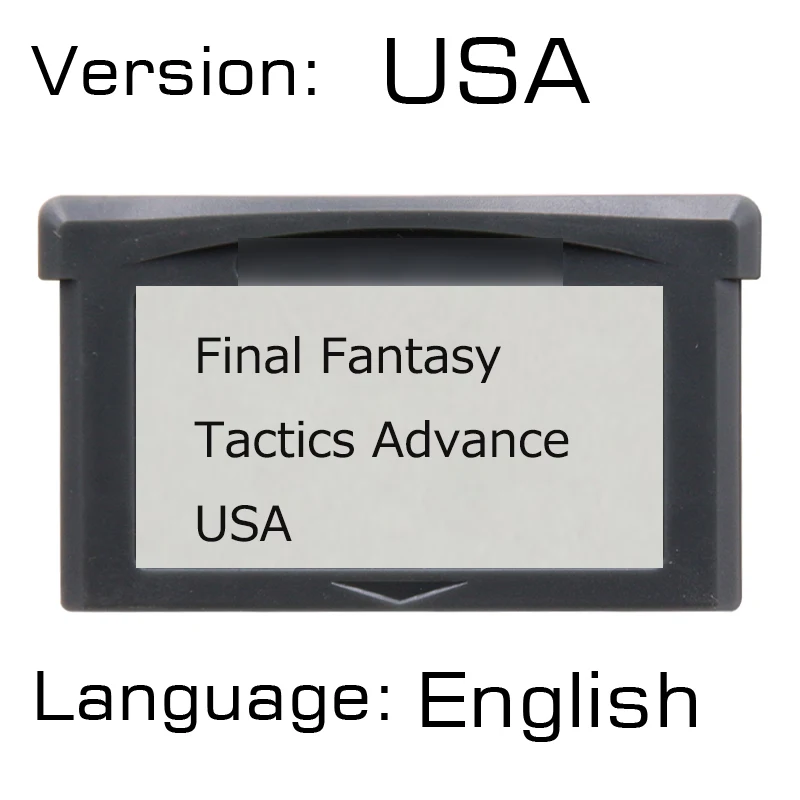 FinalFantasy Tactics Advance 32 Bit видеоигры картридж консоль карта США версия Английский язык