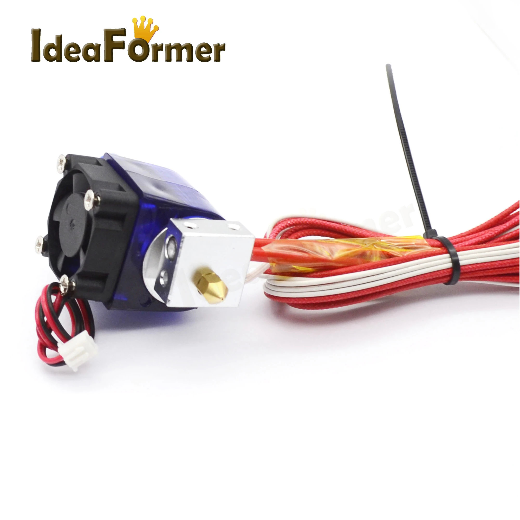 

V5 J-head Hot End Kit Bowden/Wade 12V/24V Long Or Short-distance With Cooling Fan For 3D Printer Extruder 1.75/3.0mm Filament.