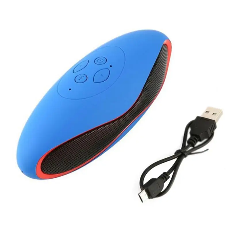 X6U. Rugby X6 Bluetooth динамик мини вставная карта беспроводной Bluetooth динамик USB супер бас Колонка акустическая система Динамик - Цвет: Синий