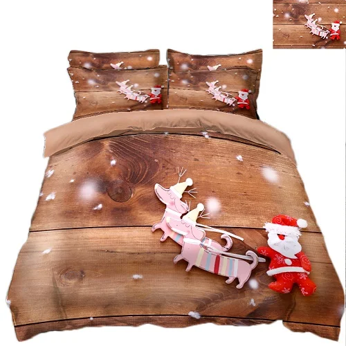 3d bedding set Кофейный цвет 4 шт. 3D постельных принадлежностей принт одеяло постельные принадлежности набор s наволочка простыня роскошные постельные принадлежности выход настраиваемый размер - Цвет: 3d bedding set
