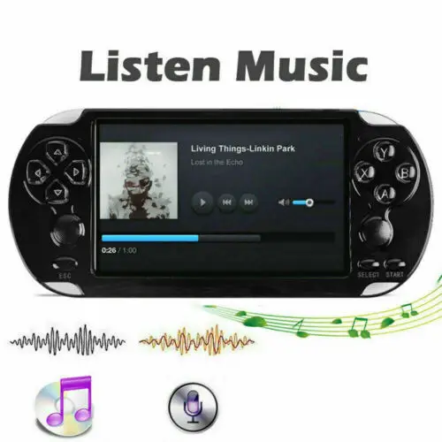 4," 5" lcd X6 X9 plus двойной рокер 8G ручная Ретро игровая консоль видео MP5 TF карта для GBA/NES 1000 игр