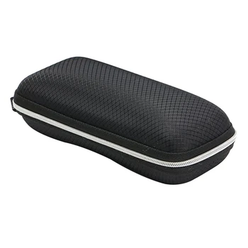 

Eyeglasses Safety Glasses Sunglasses Eye glasses Case Protector Box Spacious with Zipper Closure Black Eyewear Accessories