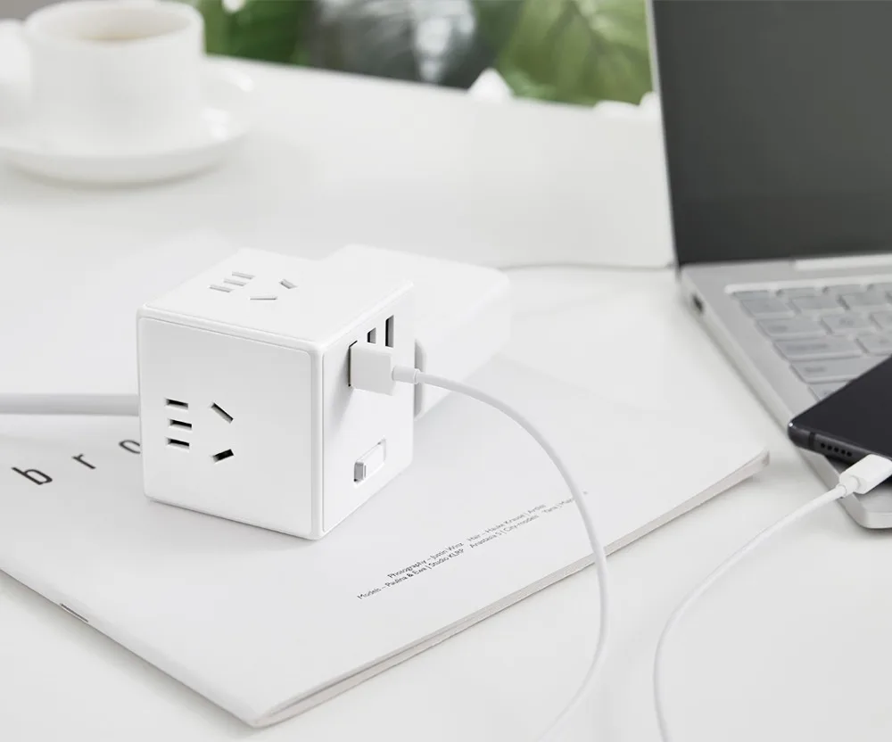 Xiaomi Mijia Magic Cube 3 USB Ports Power Strip Adapter 5