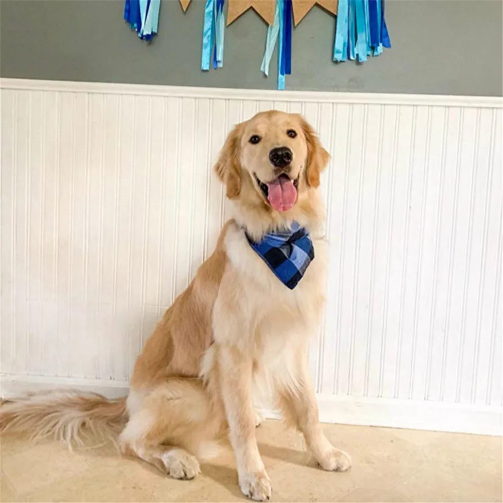 Pet Supplies Cat Accessories Pet Dog Cotton Ties Dog Bandanas Large Pet Scarf Washable Bow Ties Collar Pet Grooming Accessories (7)