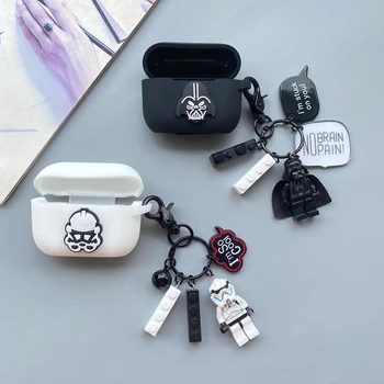 

Cool Silicon Cover for Apple Airpods Pro Case Bluetooth Wireless Earphone Bag for Airpods 3 Keyring Protect Portable Accessories