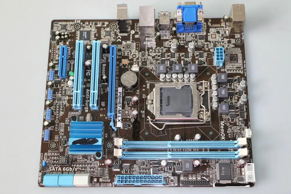 

For P8H67-M LX H67 motherboard SATA3 supports 22NM G1610 2030 Original Used motherboard