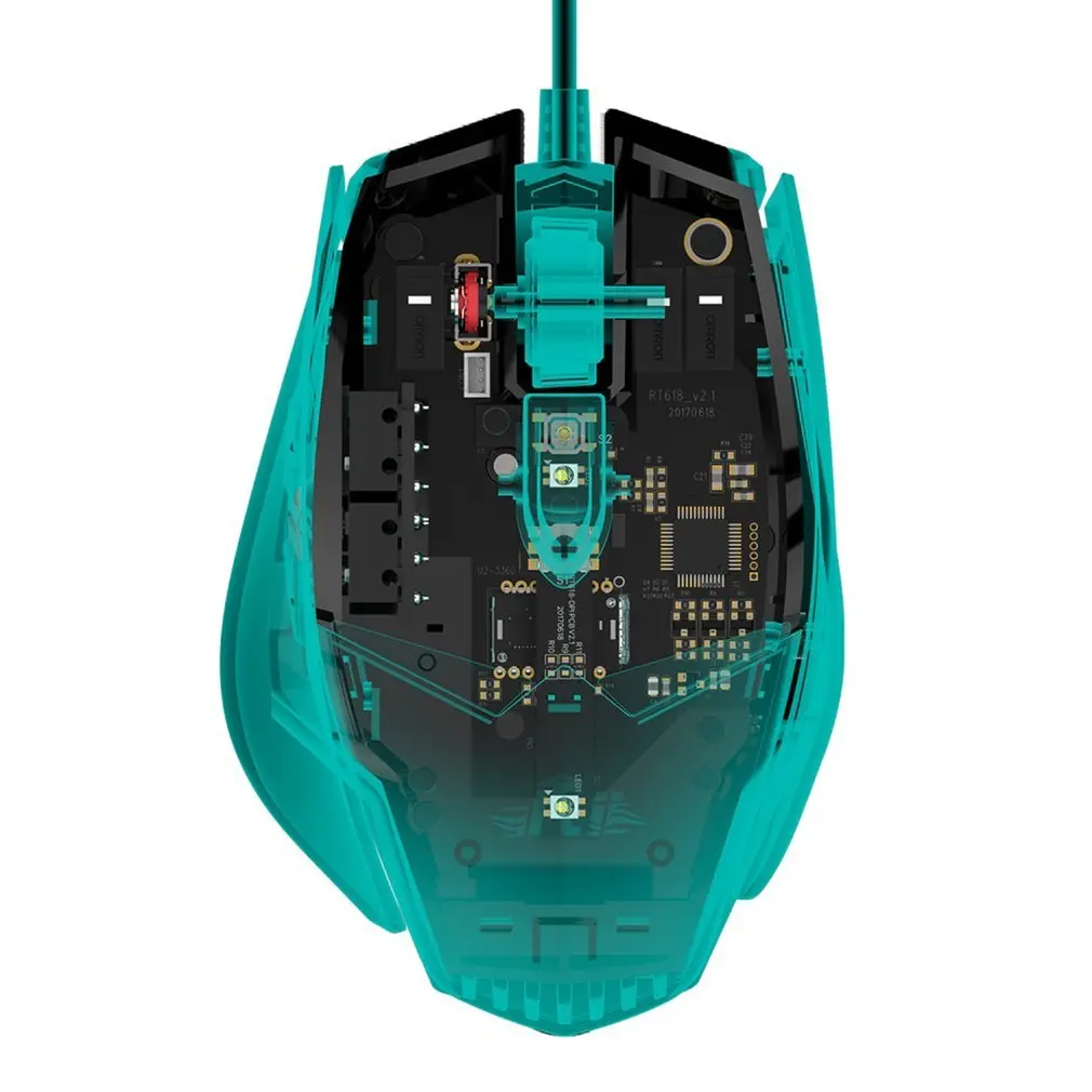 M01 программируемая оптическая игровая мышь с 12000 dpi и RGB светодиодный подсветка 7 клавиш Проводная usb-мышь для ПК настольного компьютера