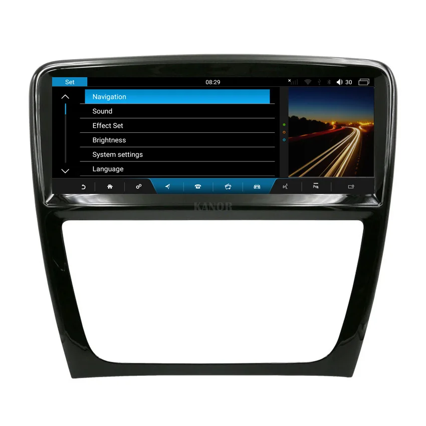 KANOR 10.25 inch Touch Screen Android 9.0 4+64G Car GPS Multimedia Navigation For Jaguar XJ XJL 2012-2016 Autoradio Stereo