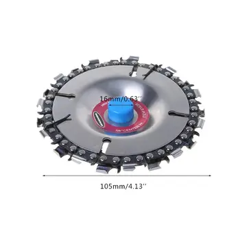 

4 Inch Angle Grinder Disc Wheel Tooth Power Plate Woodworking Chain Saw Wood Carving For Grinder Sawdisc