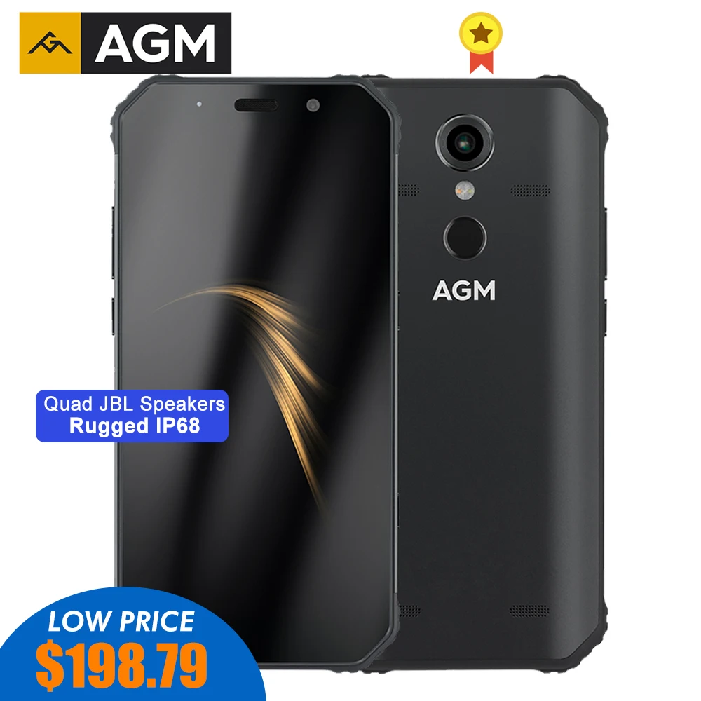 Günstig AGM A9 Robuste Smartphone Qualcomm SDM450 Octa core 5,99 \