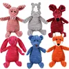 Corduroy Dog Toys for Small Large Dogs Animal Plush Dog Squeaky Toy Puppy Chew Toys Bite Resistant Pet Toy For Dogs Squeaker 1