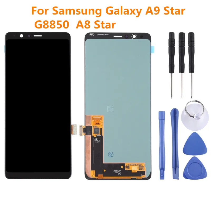 

AMOLED For Samsung Galaxy A8 Star (A9 Star) LCD For SAMSUNG G8850 display LCD Screen Touch Digitizer Assembly
