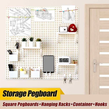 

DIY Home Storage Organization Display Pegboard Storage Wall Mount Shelf For Dyson Vacuum Cleaner Storage Holder Home Organizer