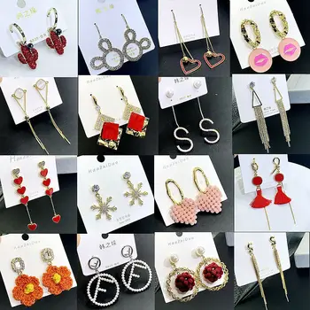

30 Paris/lot novelty fashion women alloy earring lot vintage style cool design women jewelry earring wholesale 200731-99
