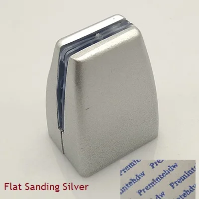 Flat Sanding Silver 4 шт./лот алюминиевый акриловый деревянный стеклянный зажим для экрана офисный стол столешница черный шлифовальный серебристый белый T L Плоское крепление - Цвет: Flat Sanding Silver