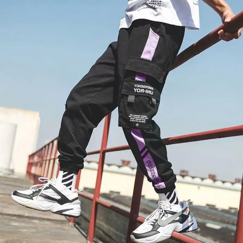 Ins, корейские, размера плюс, мужские, повседневные, Драповые, с заниженным шаговым швом, шаровары, хип-хоп, брюки, мешковатые, танцевальные штаны, готический стиль, шаровары для мужчин