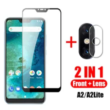 2 в 1 Защитное стекло для xiaomi mi a2 lite камера задняя крышка для xio mi a2 a2lite a 2 2a mi a2 светильник tremp очки чехол для объектива