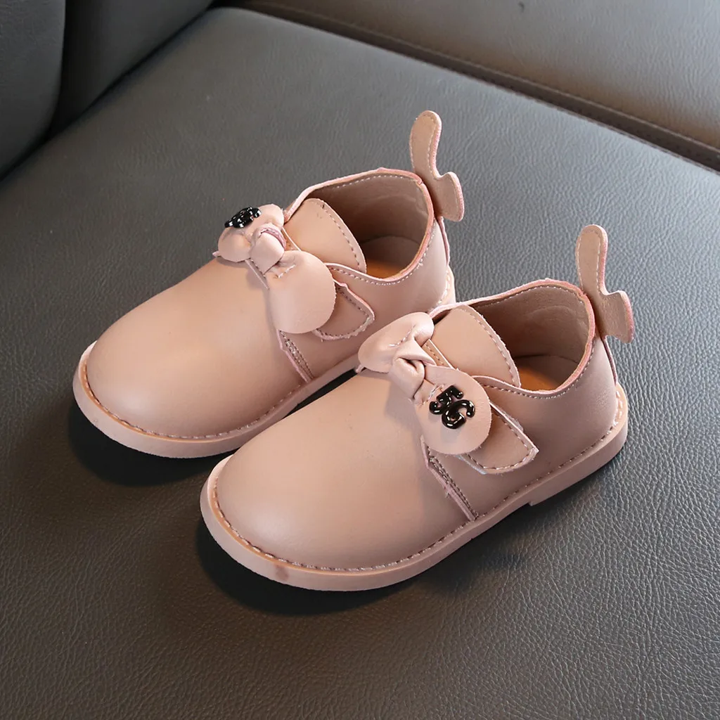 

MUQGEW Fashion Children Shoes 2019 New Infant Girls Short Boot Princess Shoes Autumn Comfy Cute Toddler Kids Baby Bowknot Shoes